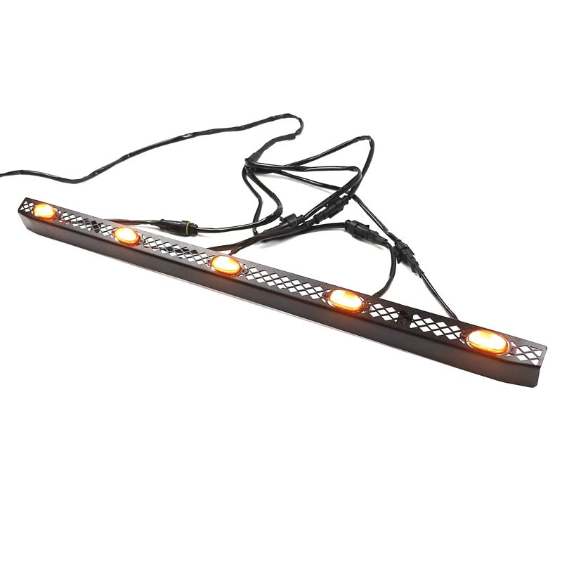 FJ Cruiser LED Front Bonnet Hood Led Yellow Lights 2007-2023 Decorative Front LED Lights & Bonnet Light Bar Car Accessories