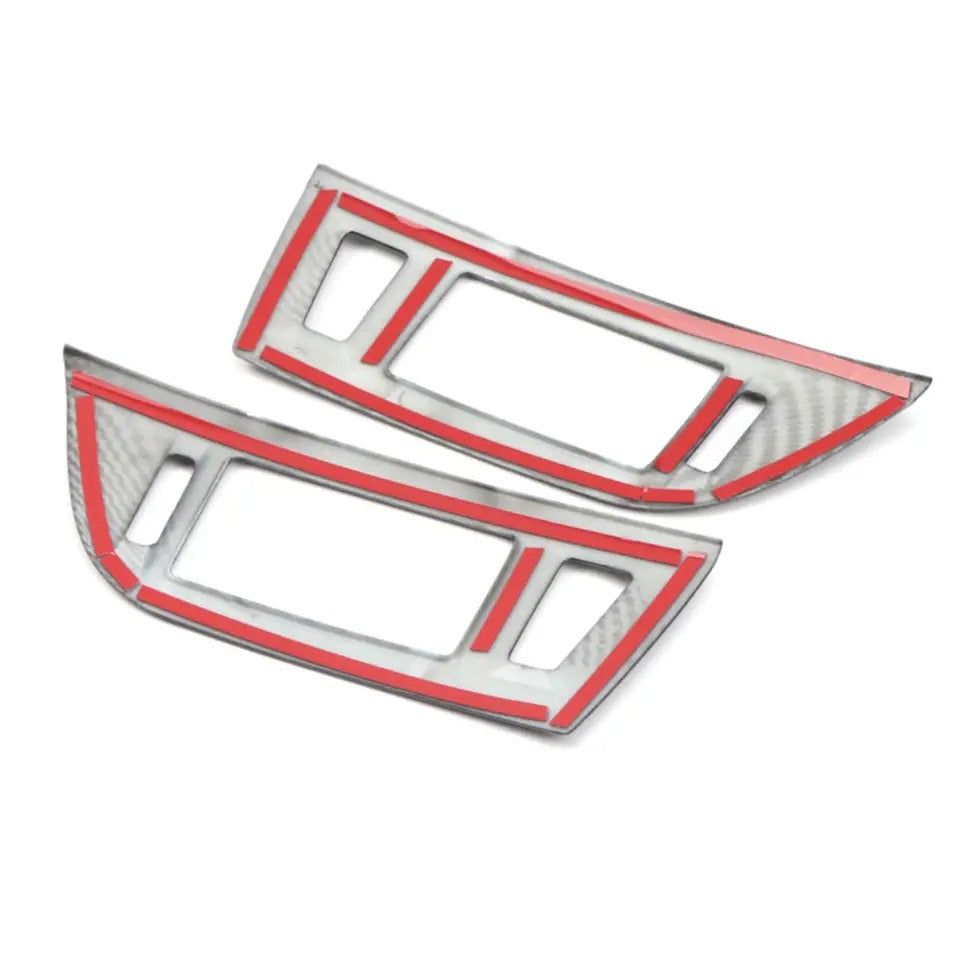 Mitsubishi Pajero Car Interior Carbon Stickers ABS Car Interior Protection Cover Body Kits For Mitsubishi Pajero 2007-2022 ABS Carbon Fiber Color Car Accessories Carbon Fiber Interior Modification 2007-2023 V97 V93 Interior Decoration Stickers