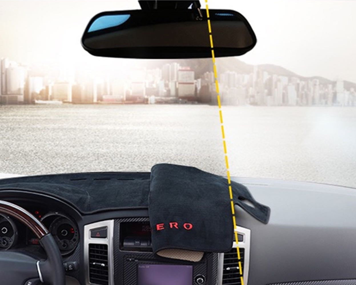 Pajero Dashboard Mat Mitsubishi Pajero Dashboard Covers Carpet pajero Sun Shade Protection Pad Dust Pad Interior Accessories 2008 up