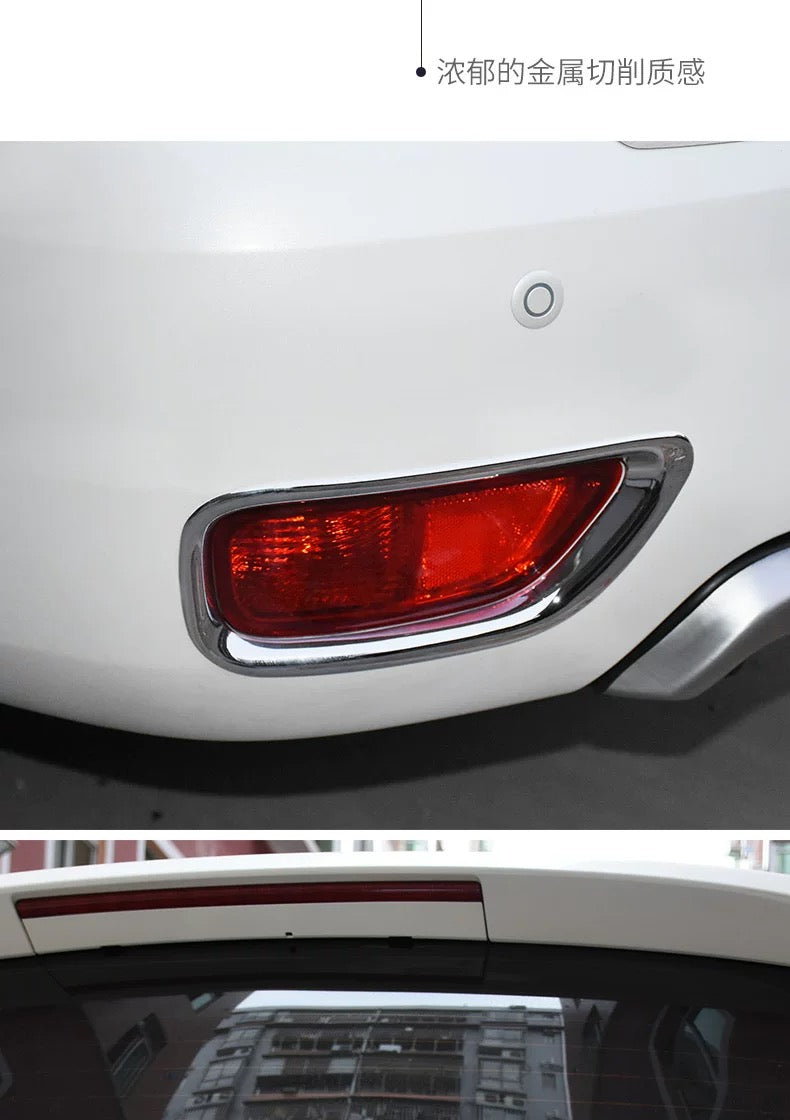 Nissan Patrol Y62 ABS Fog Light Trim Cover (2010-2019) Front & Rear Lamp Decoration Cover Trim Frame Sticker Accessories