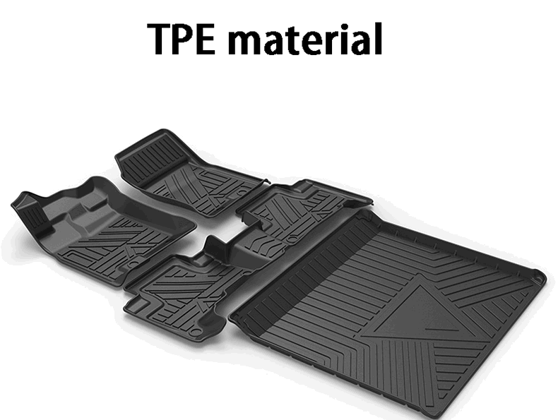 Toyota FJ Cruiser Styling Floor Mats Double Layer Custom Foot Pads Cover Interior for Toyota FJ Cruiser 2007-2023 Car Floor Mats Trunk Backrest Pad TPE Floorliner Rubber waterproof - interior car Accessories
