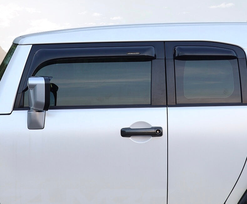 Window Visor For Toyota FJ Cruiser Sun Rain Guards High Quality Window Deflectors For Toyota FJ Cruiser 2007-2023 Door Window Vent Visor Rain Guards Weather Shields