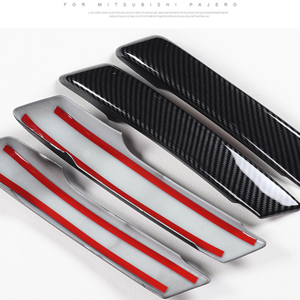 Mitsubishi Pajero Car Interior Carbon Stickers ABS Car Interior Protection Cover Body Kits For Mitsubishi Pajero 2007-2022 ABS Carbon Fiber Color Car Accessories Carbon Fiber Interior Modification 2007-2023 V97 V93 Interior Decoration Stickers