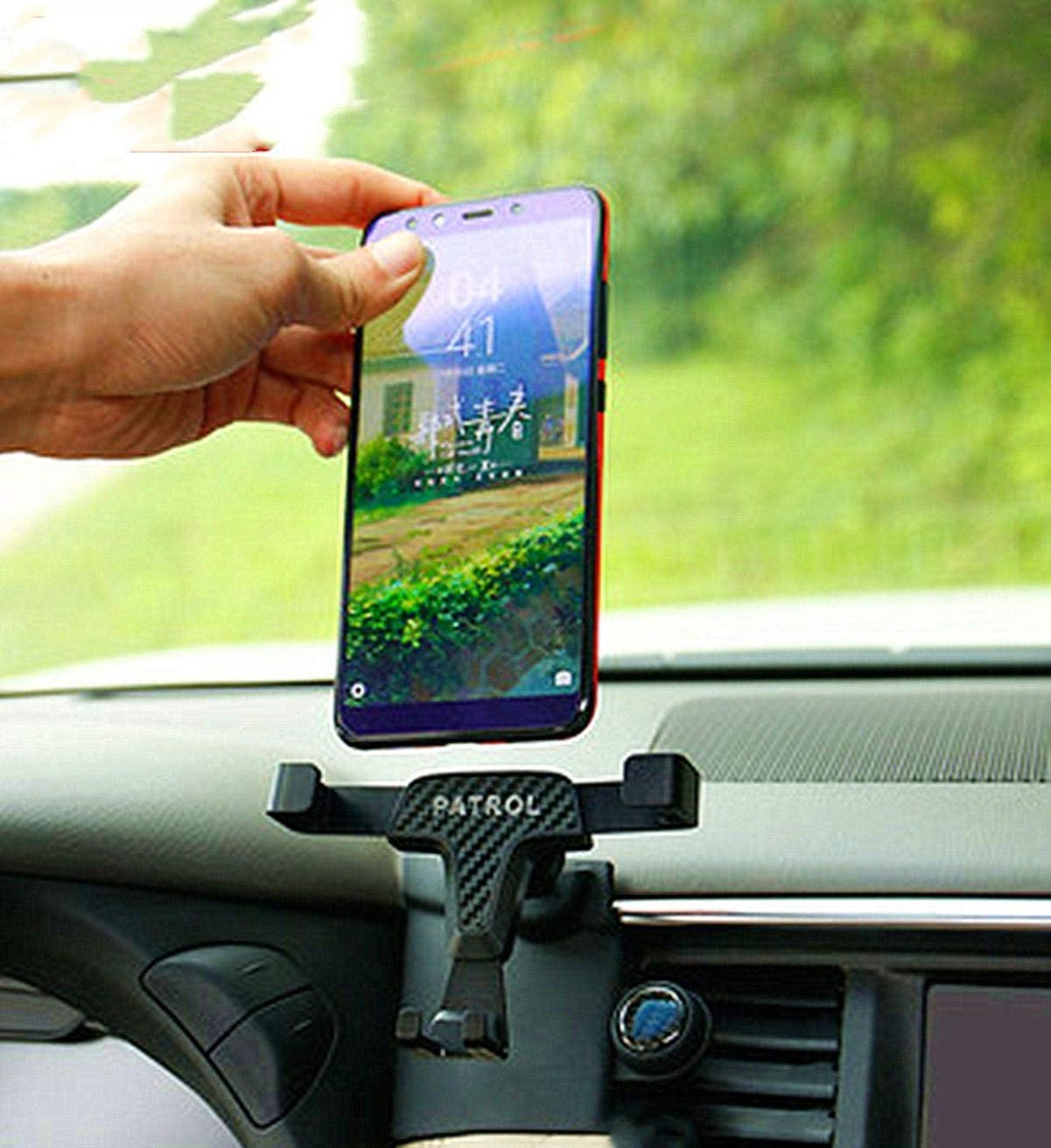 Patrol Y62 Phone Holde Car For 2007-2023 Mobile Support Special Fixed Bracket GPS Base Mount Stand Air Vent Mount GPS Stand Bracket Car Interior Accessories Accessories