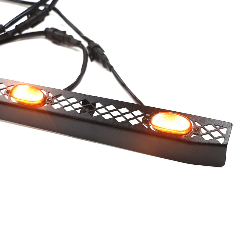 FJ Cruiser LED Front Bonnet Hood Led Yellow Lights 2007-2023 Decorative Front LED Lights & Bonnet Light Bar Car Accessories