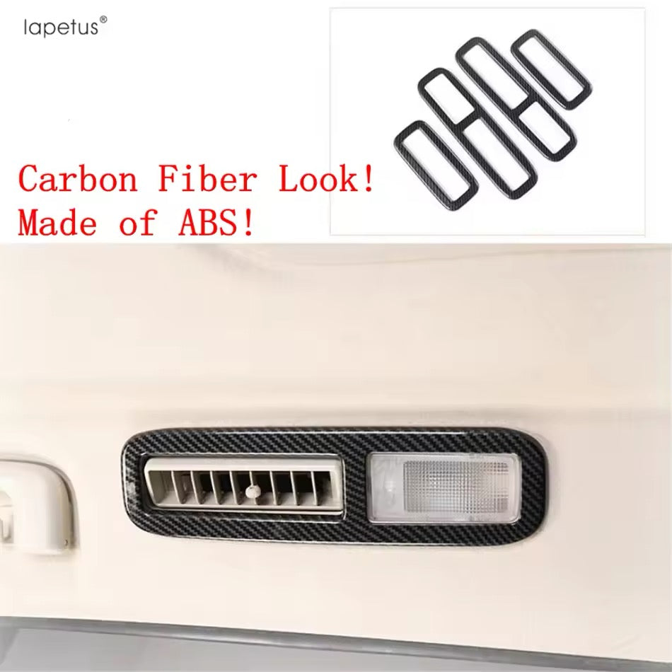 Mitsubishi Pajero Car Interior Carbon Stickers ABS Car Interior Protection Cover Body Kits For Mitsubishi Pajero 2007-2022 ABS Carbon Fiber Color Car Accessories Carbon Fiber Interior Modification 2007-2023 V97 V93 Interior Decoration Stickers