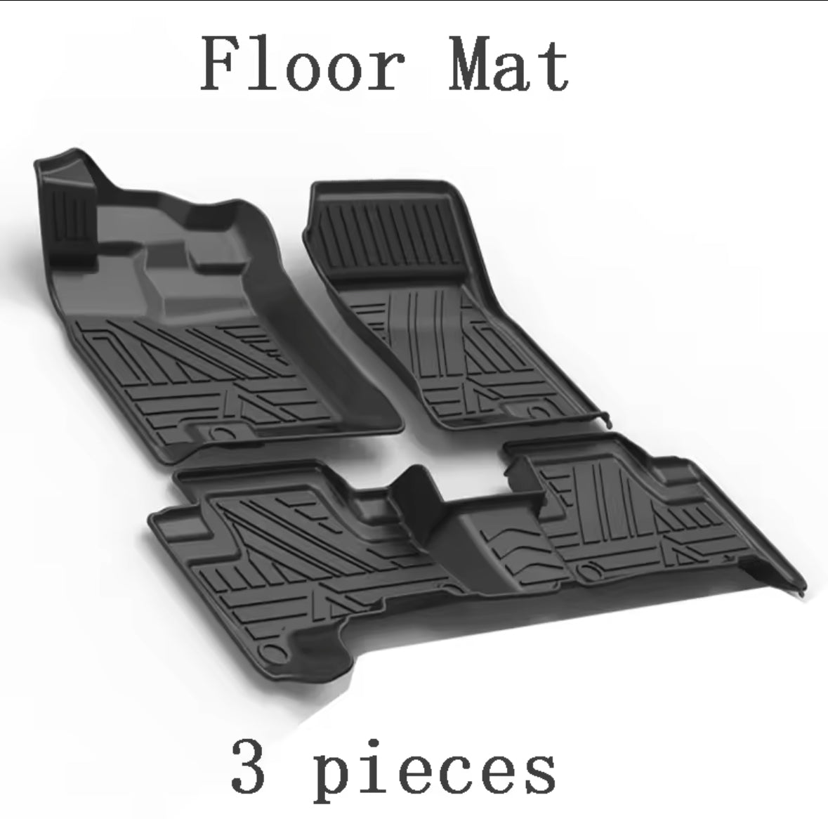 Toyota FJ Cruiser Styling Floor Mats Double Layer Custom Foot Pads Cover Interior for Toyota FJ Cruiser 2007-2023 Car Floor Mats Trunk Backrest Pad TPE Floorliner Rubber waterproof - interior car Accessories