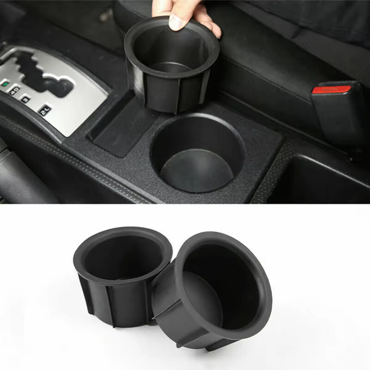 Fj Cruiser Center Console Cup Holder Rubber Insert for Toyota Fj Cruiser 2007-2023