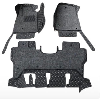 Mitsubishi pajero Floor matt Double layer 5D Custom Car Floor Mats For Pajero 2007 - 2023 Auto Carpets Foot All-Weather Protection & Premium Comfort car Accessories