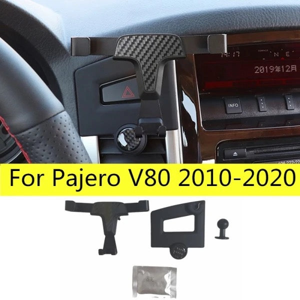 Mitsubishi Pajero Phone Holde Car For 2011-2023 Mobile Support Special Fixed Bracket GPS Base Mount Stand Air Vent Mount GPS Stand Bracket Car Interior Accessories Accessories
