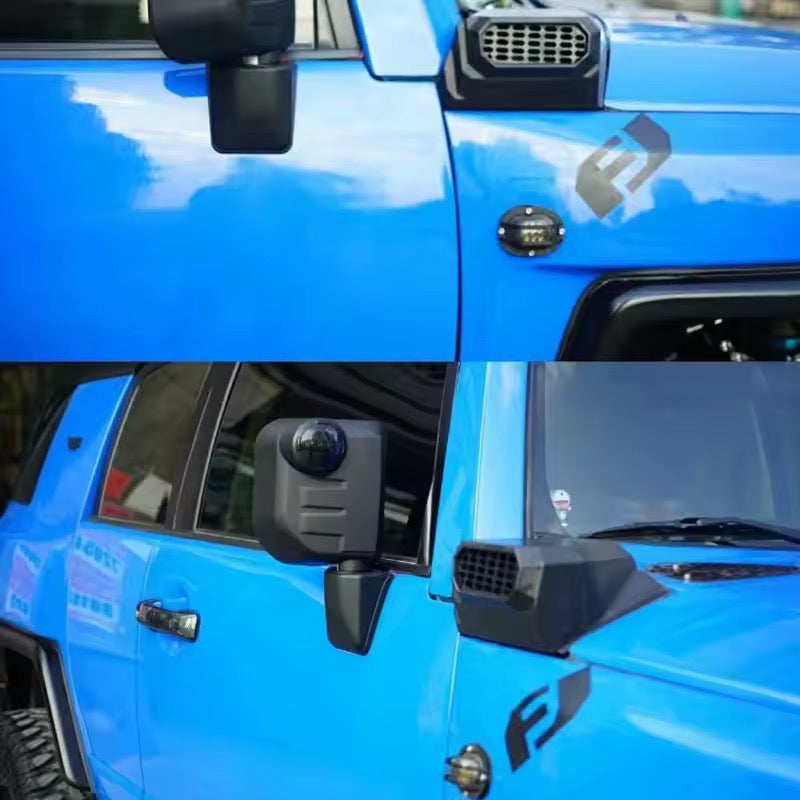Toyota FJ cruiser Snorkel Wading Throat lucky Cat High-position intake pipe free punching wading device intake system Suitable 2007-2023