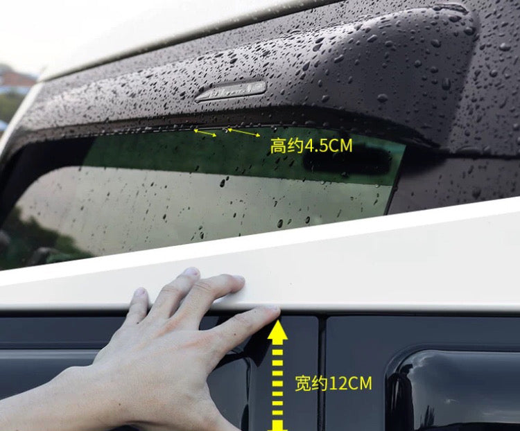 Window Visor For Toyota FJ Cruiser Sun Rain Guards High Quality Window Deflectors For Toyota FJ Cruiser 2007-2023 Door Window Vent Visor Rain Guards Weather Shields