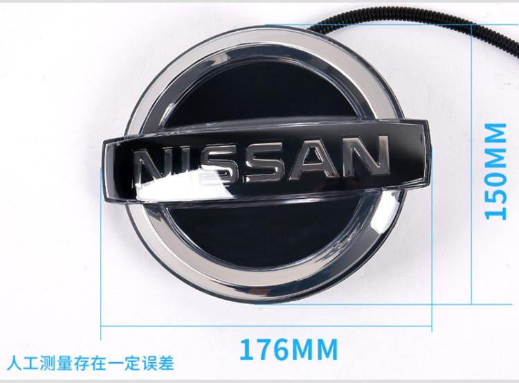 Nissan Patrol Y61 Y62 LED Front Grille Logo Light (2010-2019) Dynamic LED Emblem Light High-Quality (176*150) Car Accessories