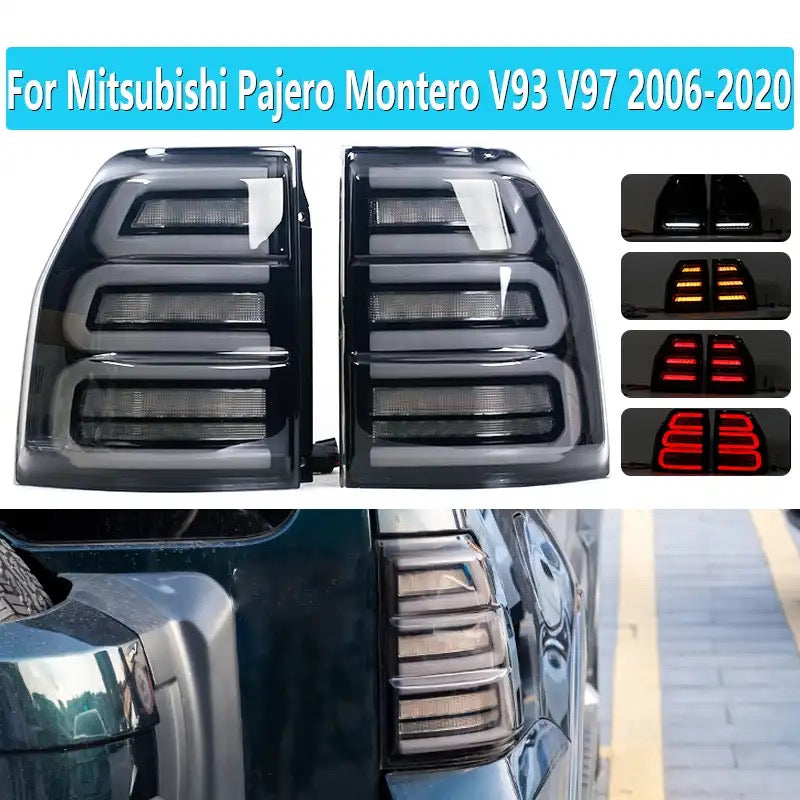 Tail Light For Mitsubishi Pajero V97 V93 V98 LED Rear Right Tail Brake Lights Rear Lamps Assembly High Quality Car LED Tail Light For Mitsubishi Pajero 2006-2023 Rear Running Light Brake Reverse Dynamic Turn Signal Car Accessories