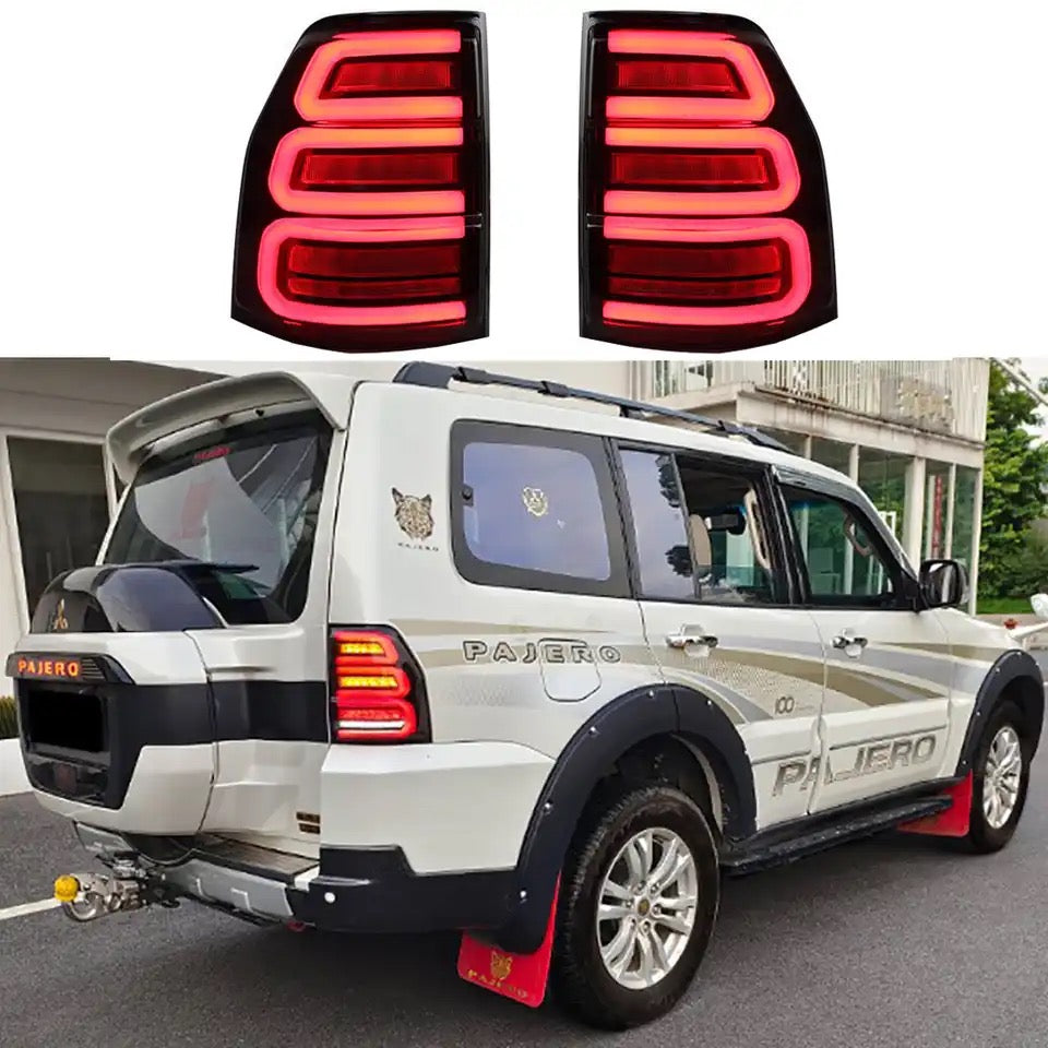 Tail Light For Mitsubishi Pajero V97 V93 V98 LED Rear Right Tail Brake Lights Rear Lamps Assembly High Quality Car LED Tail Light For Mitsubishi Pajero 2006-2023 Rear Running Light Brake Reverse Dynamic Turn Signal Car Accessories