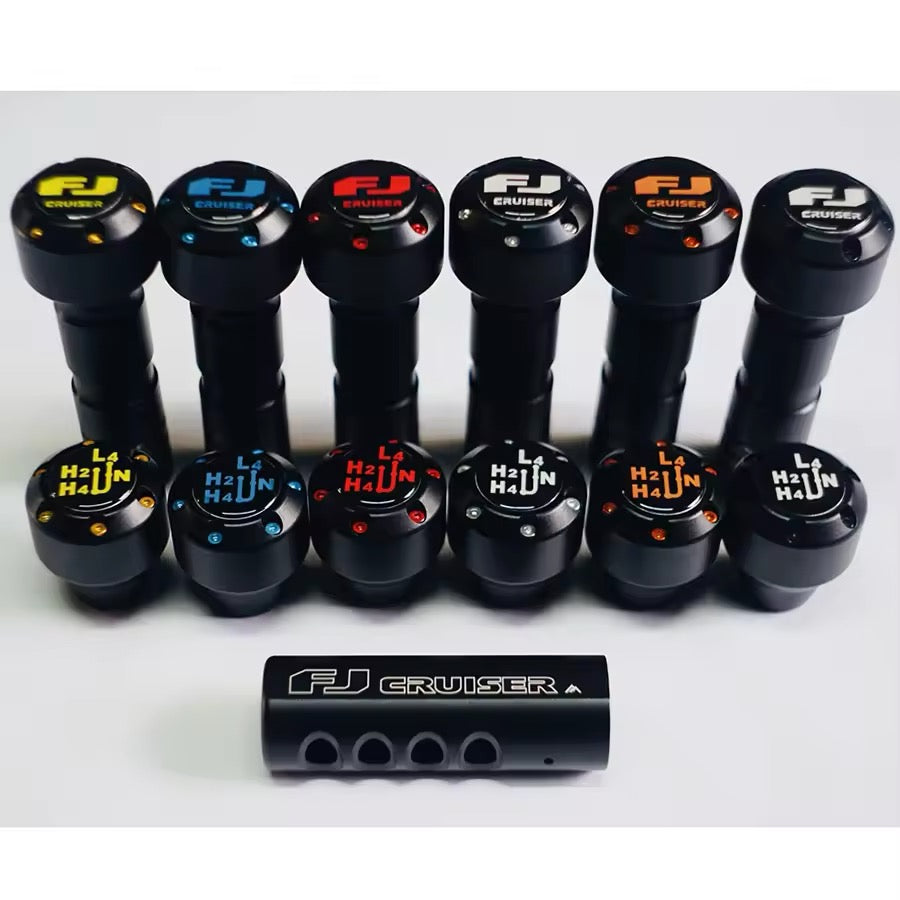 Toyota FJ Cruiser Gear Shift Knob Upgrade (2007–2023) Premium Gear Lever Modification – Interior Drive Rod Gear Head Accessory