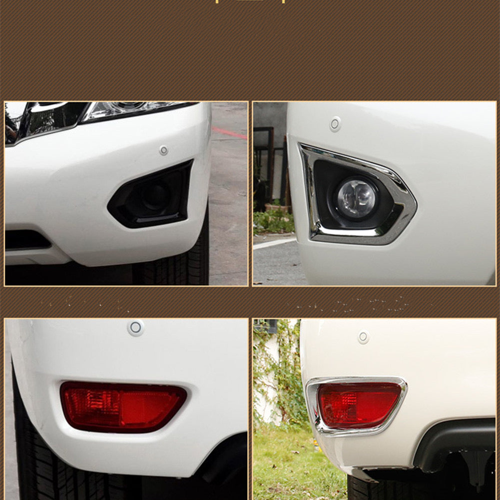 Nissan Patrol Y62 ABS Fog Light Trim Cover (2010-2019) Front & Rear Lamp Decoration Cover Trim Frame Sticker Accessories