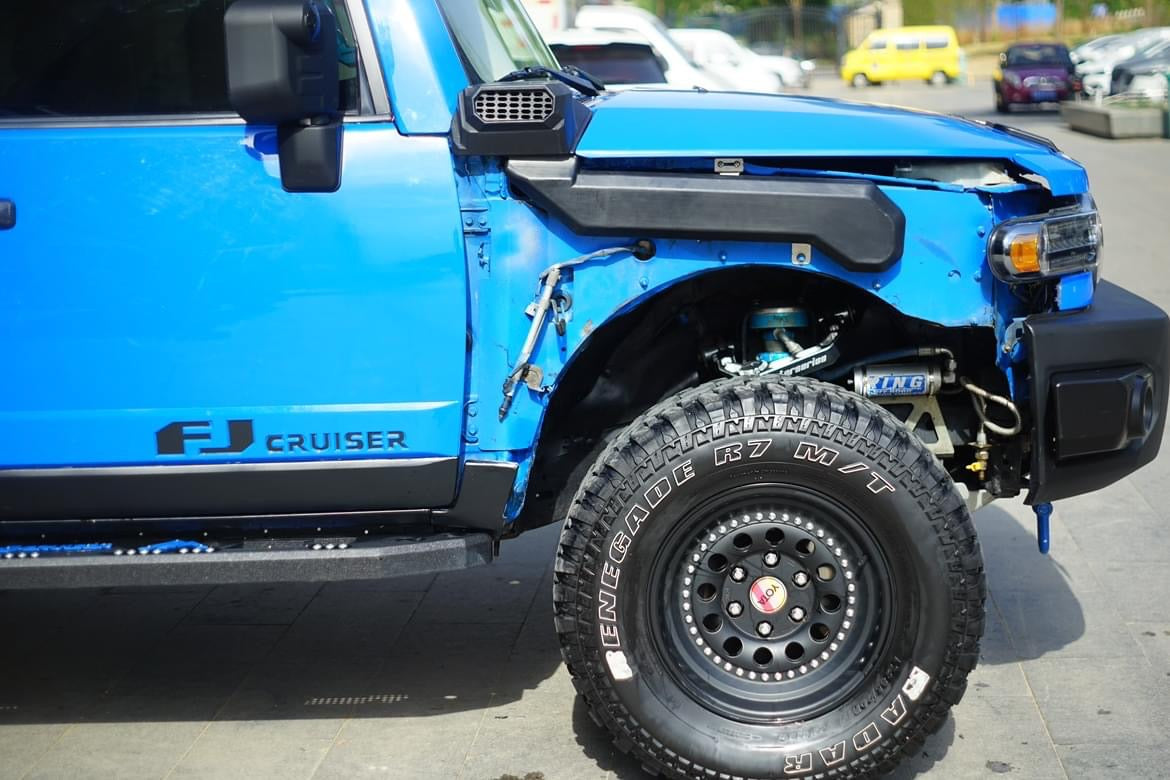 Toyota FJ cruiser Snorkel Wading Throat lucky Cat High-position intake pipe free punching wading device intake system Suitable 2007-2023