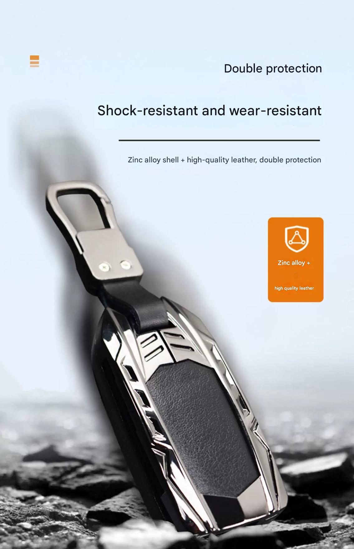 Mitsubishi Pajero Key Case Pajero 2014 up 2022 key shell folding key sleeve modified-Key Cover Interior Modification Accessories V97 V93 V8