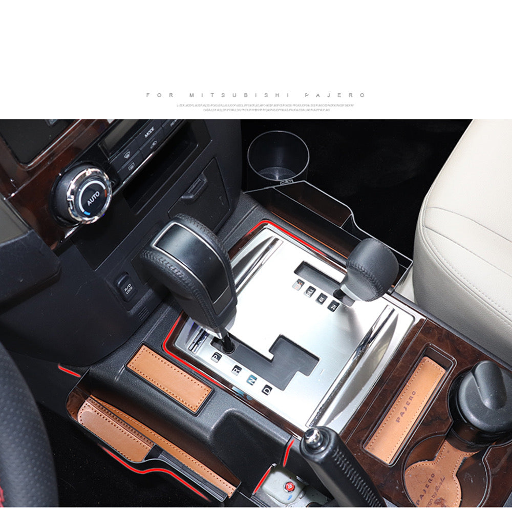 Pajero Seat Slot Storage Box Water Cup Holder Pajero Seat gap Central Control Organizer Storage Compartment Suitable 2007 up 2022
