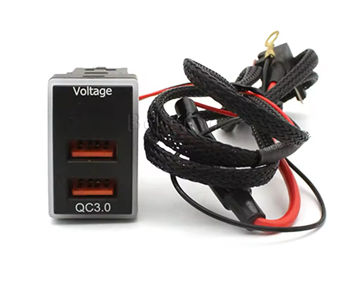 Toyota FJ Cruiser USB Charging FJ QC 3.0 Fast Charge Dual Charging Port USB Interface Socket Fast Car Charger Quick Charge Car Charging Adapter Use for VW Golf 7 Accessories Interior Accessories