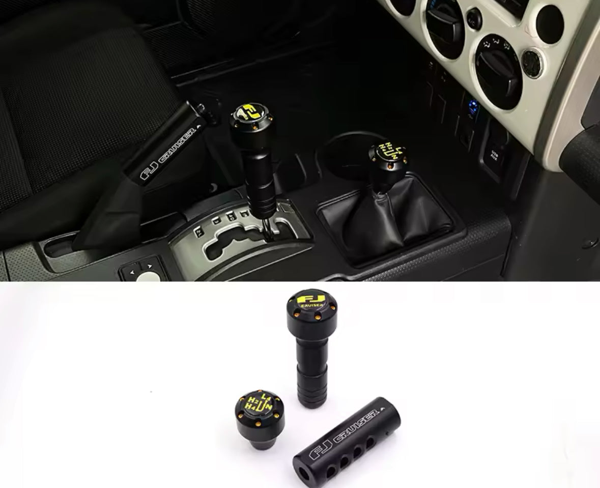 Toyota FJ Cruiser Gear Shift Knob Upgrade (2007–2023) Premium Gear Lever Modification – Interior Drive Rod Gear Head Accessory