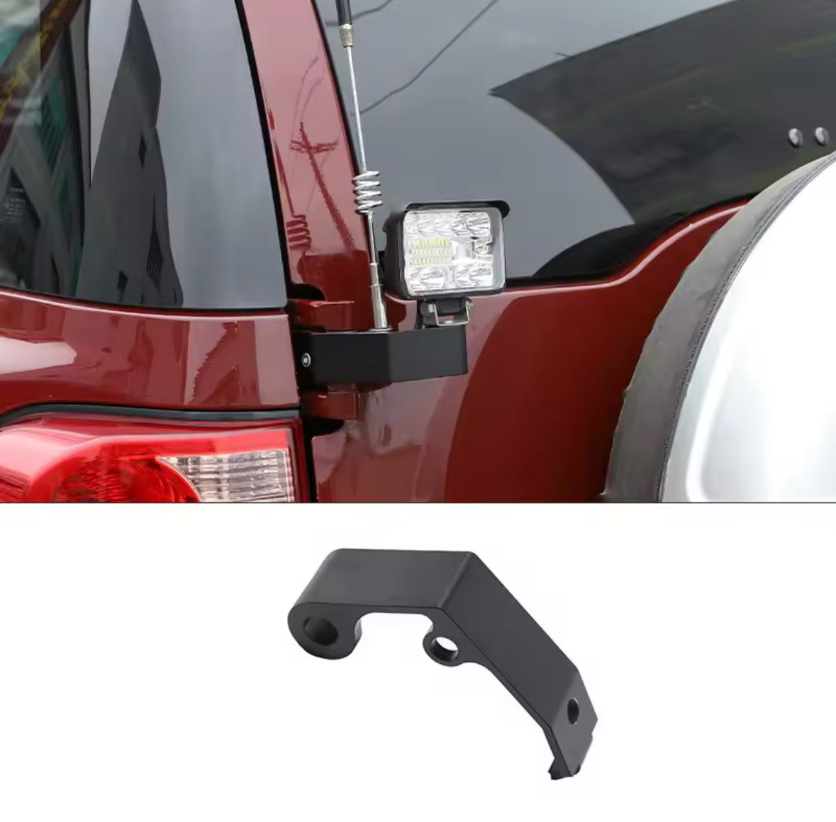 Toyota FJ Cruiser Antenna & Lamp; Spotlight Bracket – Off-Road Mounting Accessory (2007–2023)