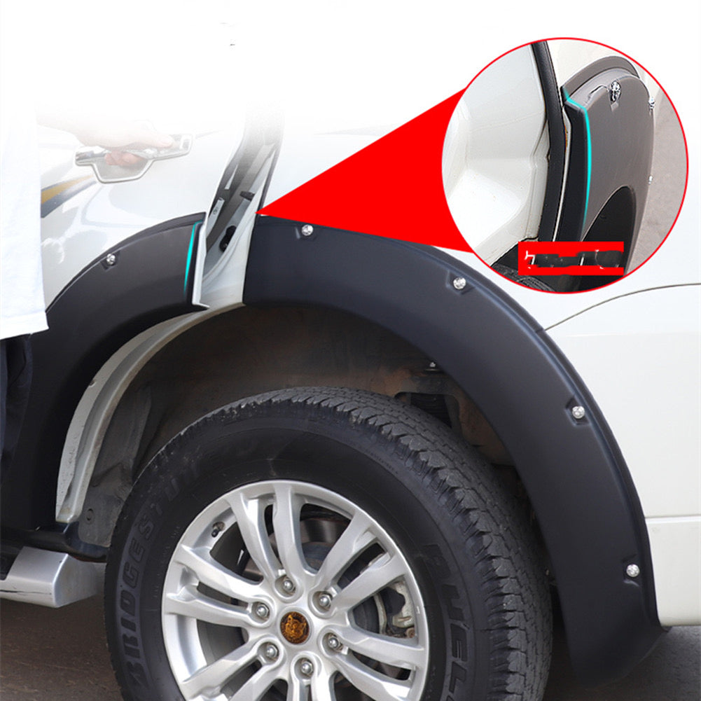 Mitsubishi Pajero Fender Flares Wheel Eyebrow Protectors (2007-2023) – ABS Fender Flares & Mudguard Arch Covers for 4x4 Offroad Accessories