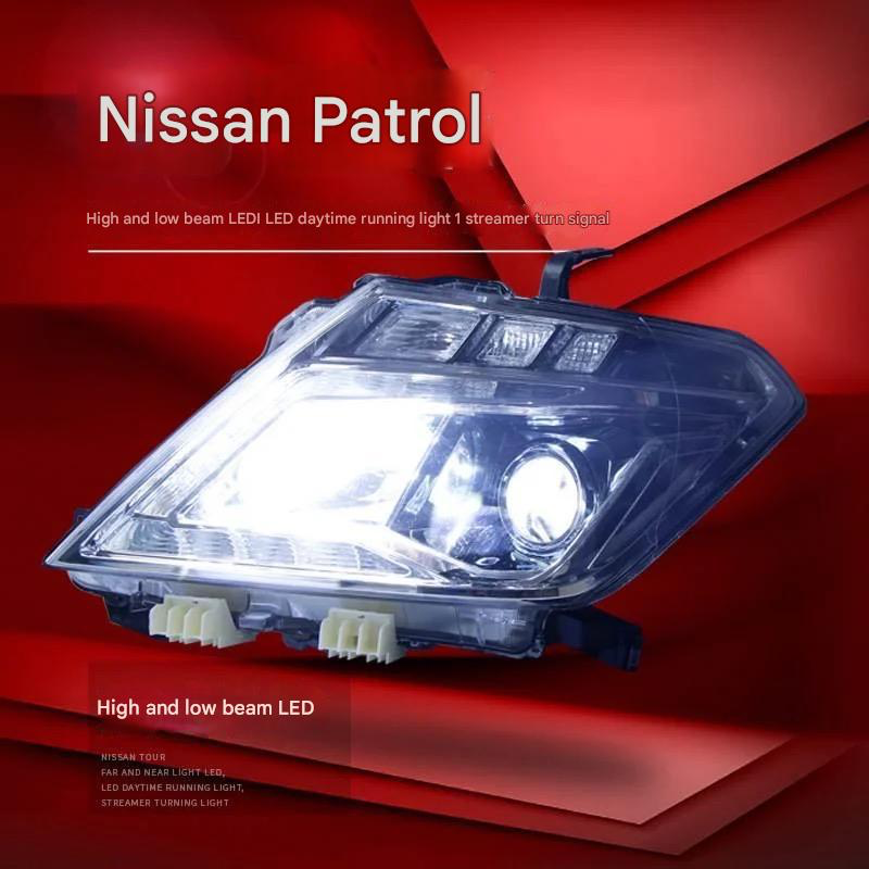 Patrol Y62 led Headlights - front lamp Ultra Bright & Durable High Performance & Stylish SuperVision Xenon Headlights - Clear & Powerful Off-Road LED suitable Nissan patrol Y62 & Armada 2010 -2019