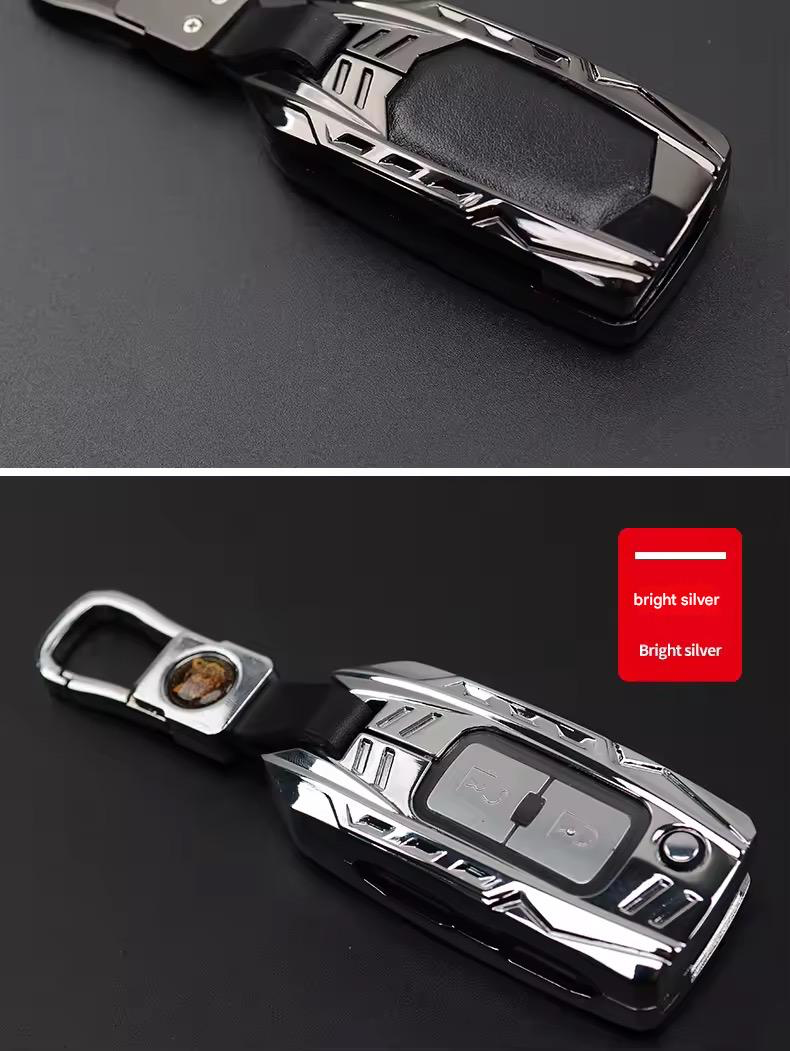 Mitsubishi Pajero Key Case Pajero 2014 up 2022 key shell folding key sleeve modified-Key Cover Interior Modification Accessories V97 V93 V8