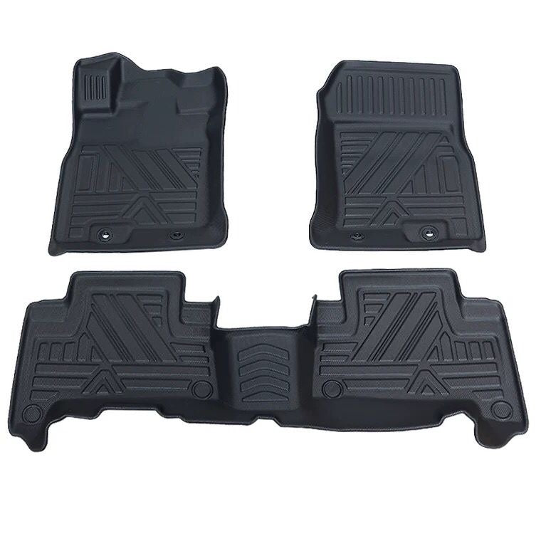 Toyota FJ Cruiser Styling Floor Mats Double Layer Custom Foot Pads Cover Interior for Toyota FJ Cruiser 2007-2023 Car Floor Mats Trunk Backrest Pad TPE Floorliner Rubber waterproof - interior car Accessories