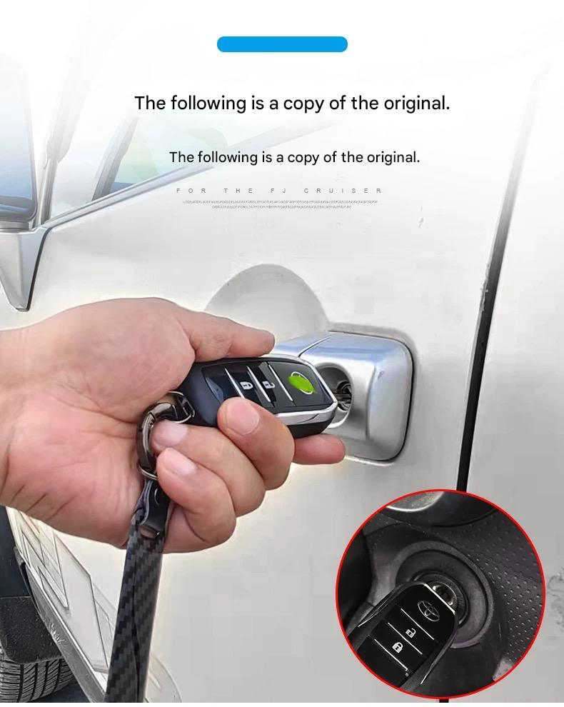 Toyota FJ Cruiser Modified Folding Key Shell – Remote Control Key Case with Buckle (Fits 2007–2023)