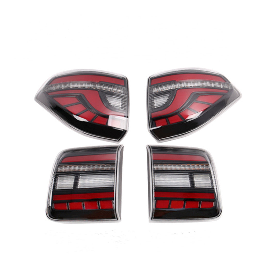 Nissan Patrol Y62 LED tail light rear turn signal brake light auto parts dynamic turn signal rear tail light assembly Upgraded Car Taillights Assembly for Nissan Patrol Y62 2008-2019 Auto Back Lamps Led Dynamic Streamer Light Accessories