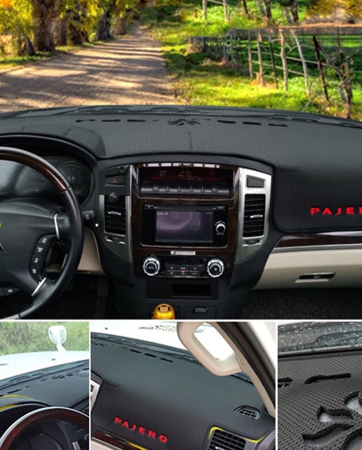 Pajero Dashboard Mat Mitsubishi Pajero Dashboard Covers Carpet pajero Sun Shade Protection Pad Dust Pad Interior Accessories 2008 up