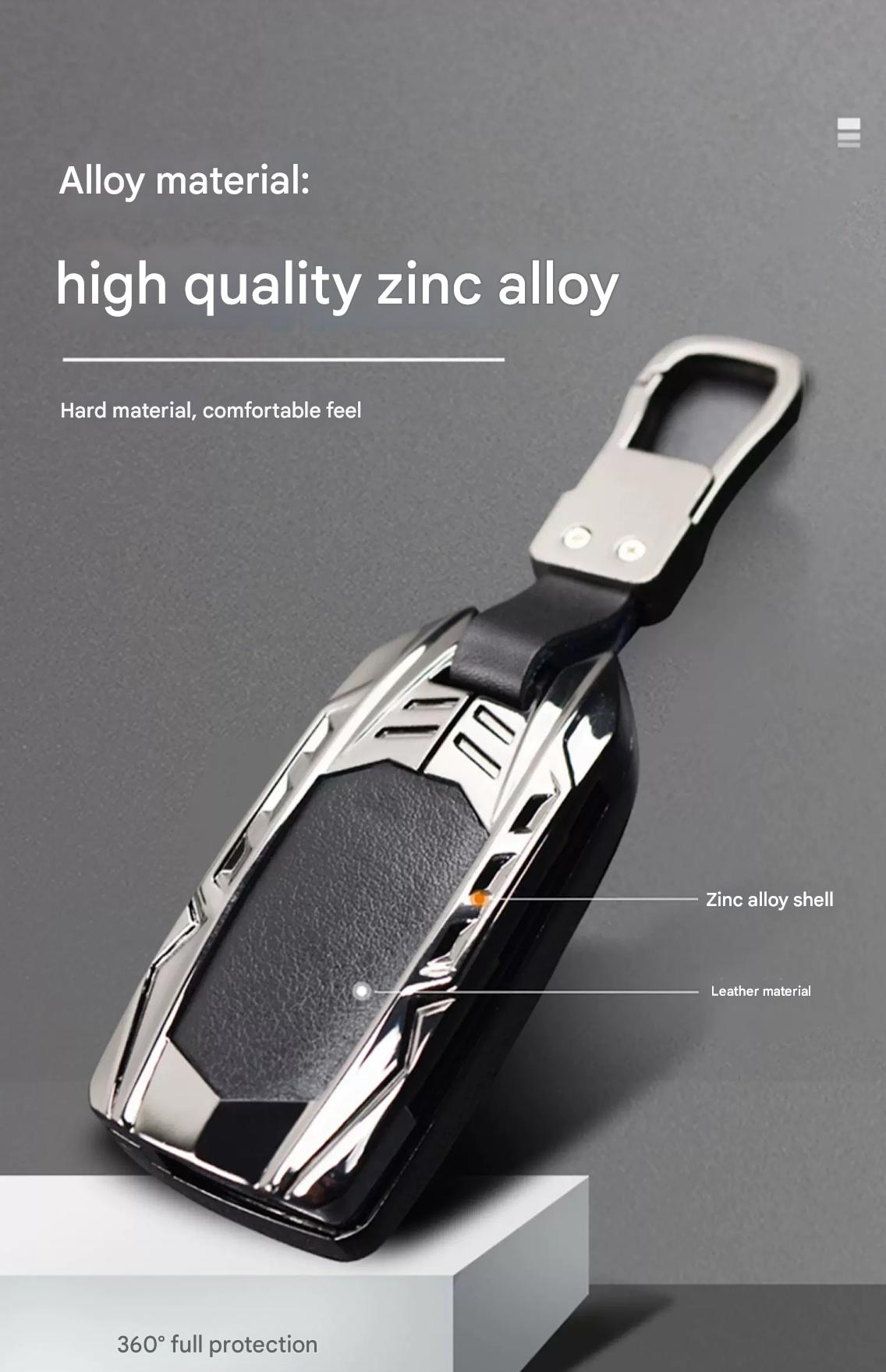 Mitsubishi Pajero Key Case Pajero 2014 up 2022 key shell folding key sleeve modified-Key Cover Interior Modification Accessories V97 V93 V8