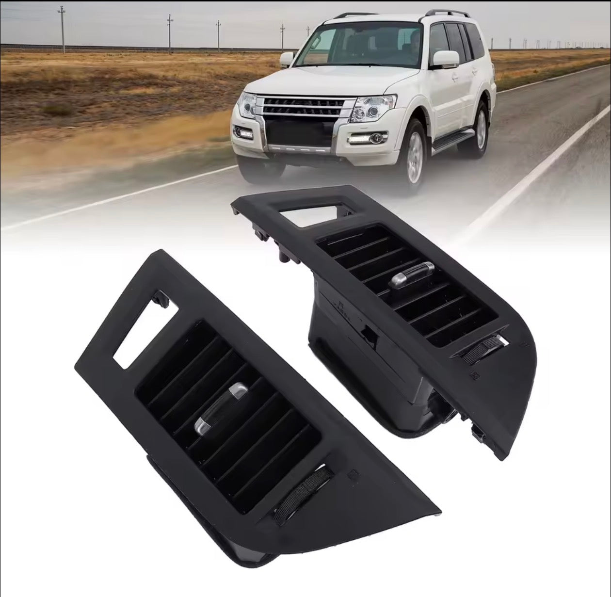 Mitsubishi Pajero Ac Vent Internal air vent Outlet For V87 V93 V95 V97 V98 2007-2022 Instrument Panel Board A/C Air Conditioner
