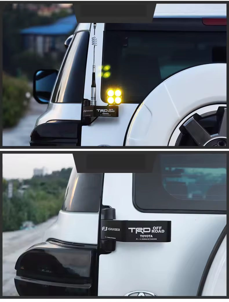 Toyota FJ Cruiser Antenna & Lamp; Spotlight Bracket – Off-Road Mounting Accessory (2007–2023)