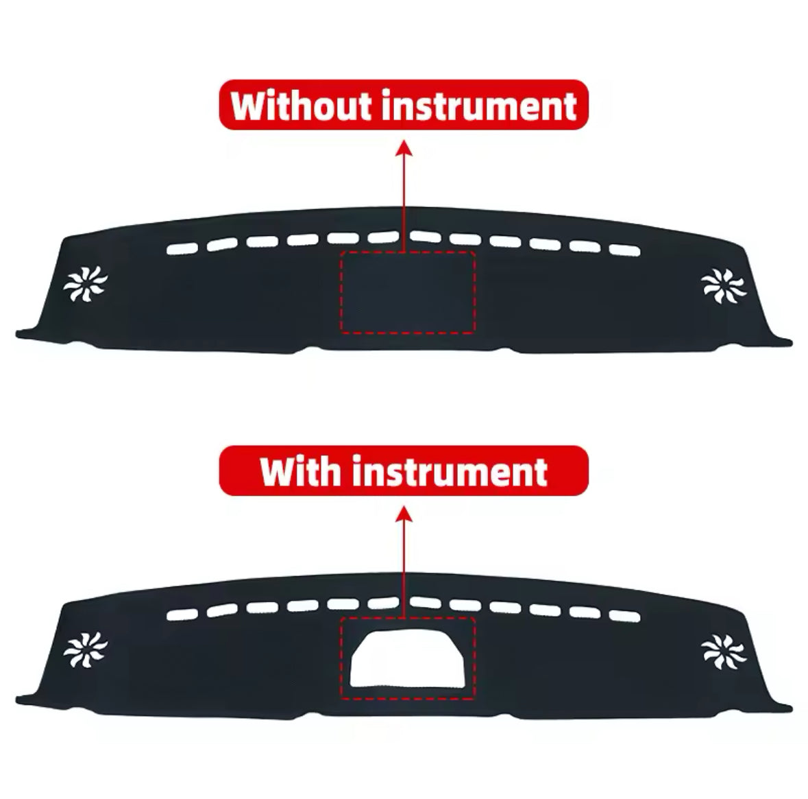 FJ Cruiser Dashboard Mat Dashboard Covers Carpet FJ Sun Shade Protection Pad Dust Pad Interior Accessories 2007 up 2024