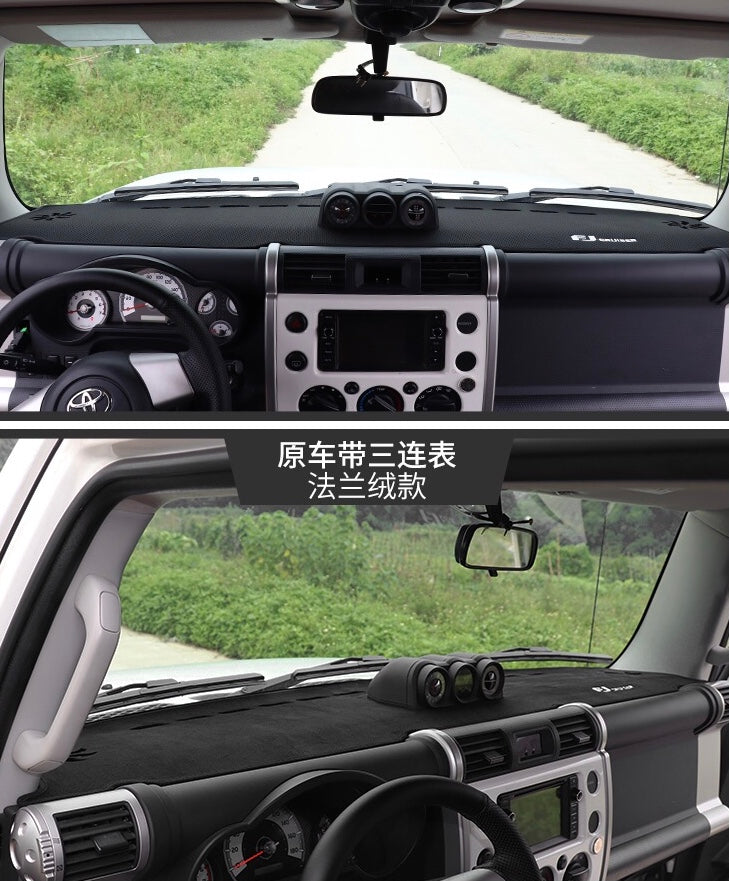 FJ Cruiser Dashboard Mat Dashboard Covers Carpet FJ Sun Shade Protection Pad Dust Pad Interior Accessories 2007 up 2024