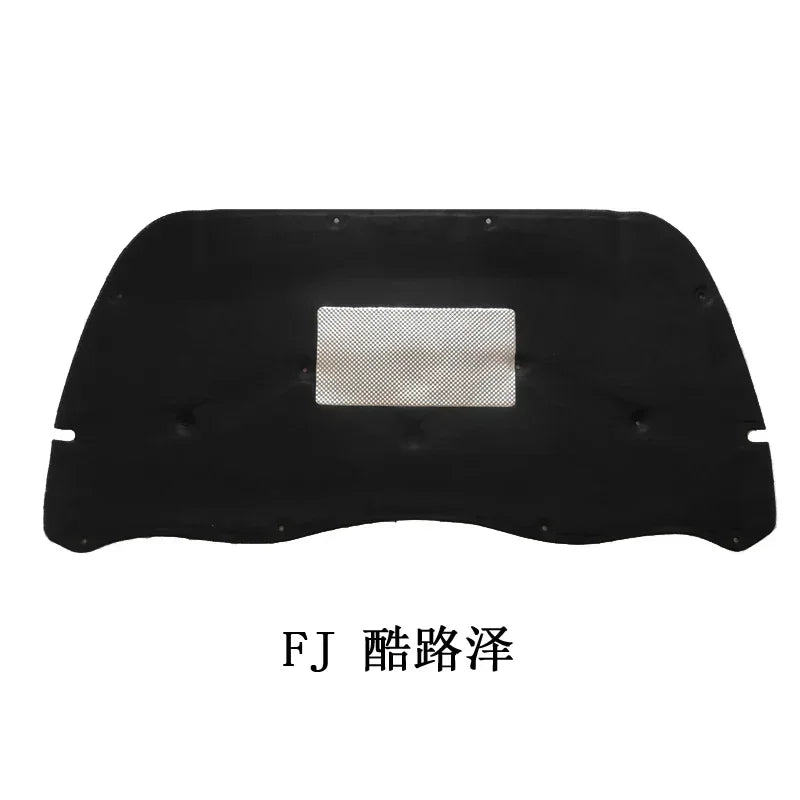 Toyota FJ Cruiser insulationn pad XJ10 2007-2019 Car Heat Sound Insulation Cotton Front Hood Engine Firewall Mat Pad Cover Noise Deadener T