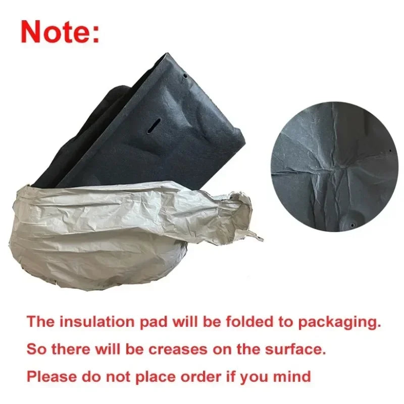 Toyota FJ Cruiser insulationn pad XJ10 2007-2019 Car Heat Sound Insulation Cotton Front Hood Engine Firewall Mat Pad Cover Noise Deadener T