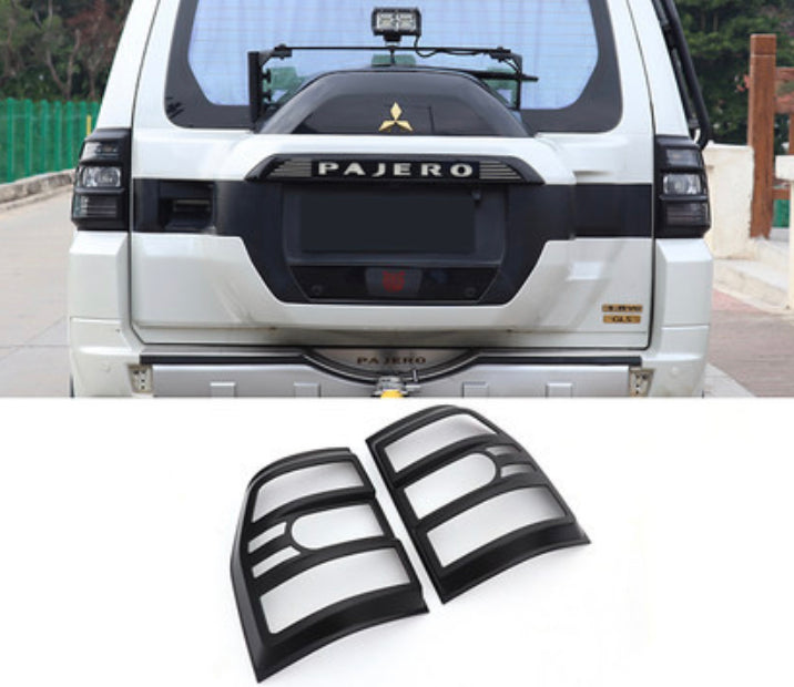 Mitsubishi Pajero Taillight Cover Decorative Frame – Rear Frame Taillight Protection Cover (4-Door, 2008–2022)