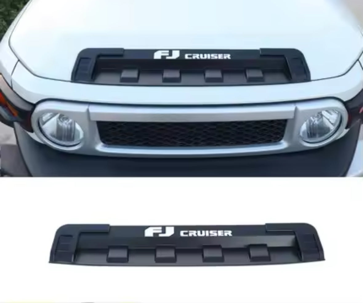 Toyota FJ Cruiser Bonnet Trim with Yellow LED Light (2007-2023) – Front Hood Grille Cover & Decorative Accessories