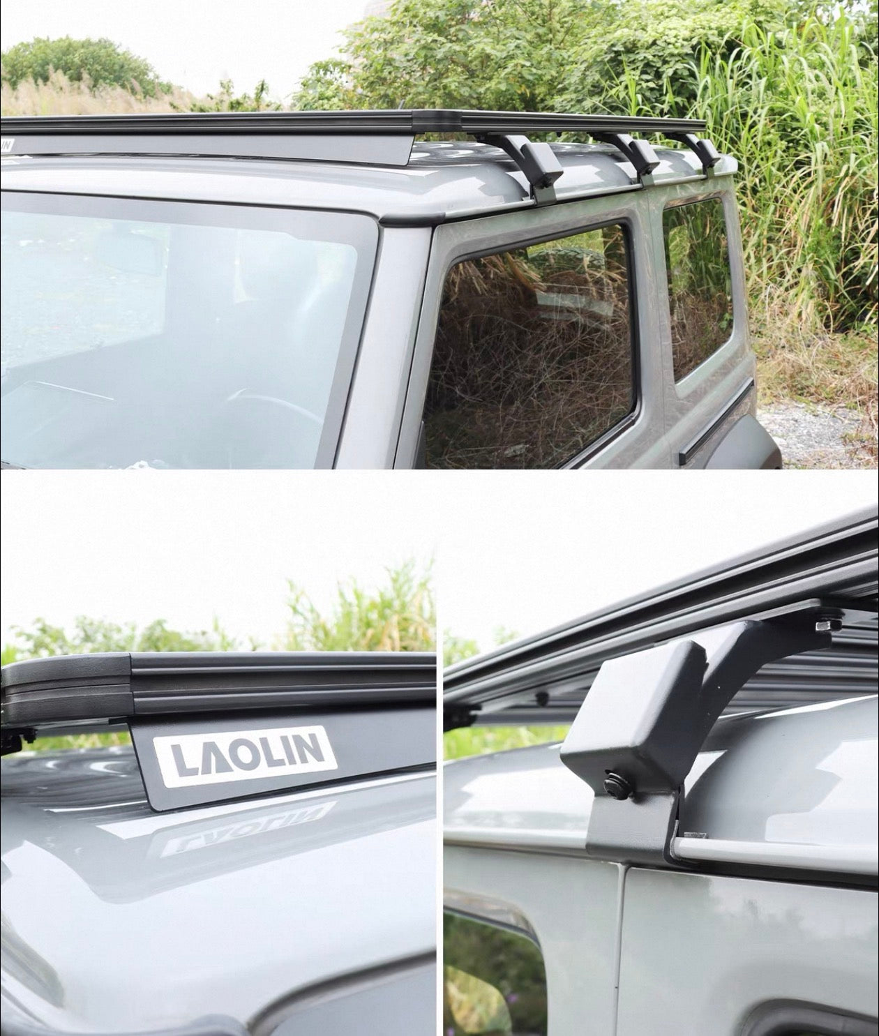 Roof Rack Jimny Suitable for 2019-2026 Modification Parts Jb74 Flat-Top Travel Frame Accessories Roof Platform Aluminium Metal Carrier Box Roof Luggage