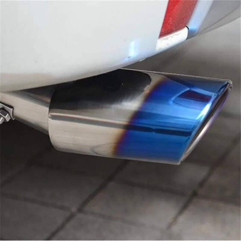 Mitsubishi Pajero Exhaust Tip, Car Exhaust Pipe Modification Tail Throat Tail Pipe Stainless Steel Exhaust Tailpipe Suitable For Mitsubishi Pajero V97 V73 -2006 up 2023 Stainless Steel Automobile Modification Exhaust Pipe