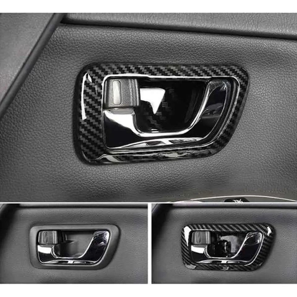 Mitsubishi Pajero Car Interior Carbon Stickers ABS Car Interior Protection Cover Body Kits For Mitsubishi Pajero 2007-2022 ABS Carbon Fiber Color Car Accessories Carbon Fiber Interior Modification 2007-2023 V97 V93 Interior Decoration Stickers