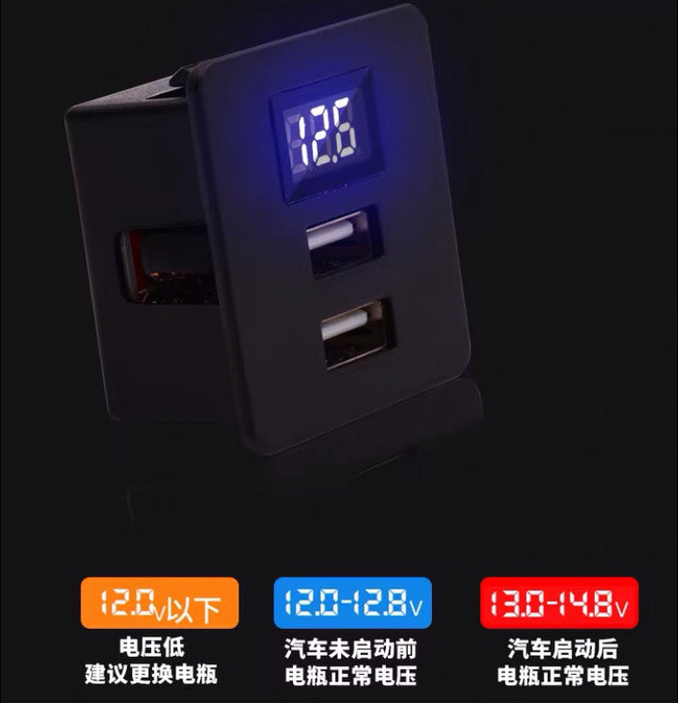 Pajero USB Interface V97 V93 V87 Original USB-Type Charging 220V Pajero Rear Inverter Charging Port Modification Accessories suitable 2007 up 2023