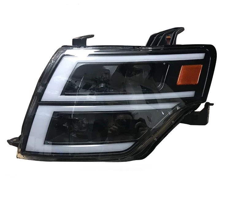 Mitsubishi Pajero V97 V93 Headlight Assembly with LED Daytime Running Lights DRL& dynamic Turn Signal v83 v73 v95 Modified 2007 up 2022 Front LED Lamp lens headlight streamer