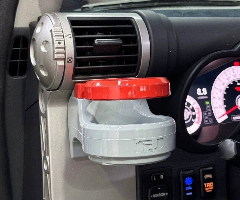 FJ Cruiser Air Vent Cup Holder & Phone Holder Car Drink Holder Fit for 2007-2023 Car Interior Drink Holder Set Water Bottle & Coffee Cup Holder Expander for Toyota FJ Cruiser