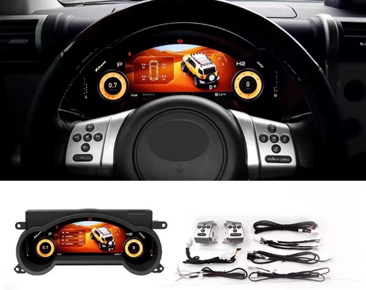12.3-Inch Digital Dashboard Panel Virtual Instrument Cluster Speedometer for Toyota FJ Cruiser (2007–2023)